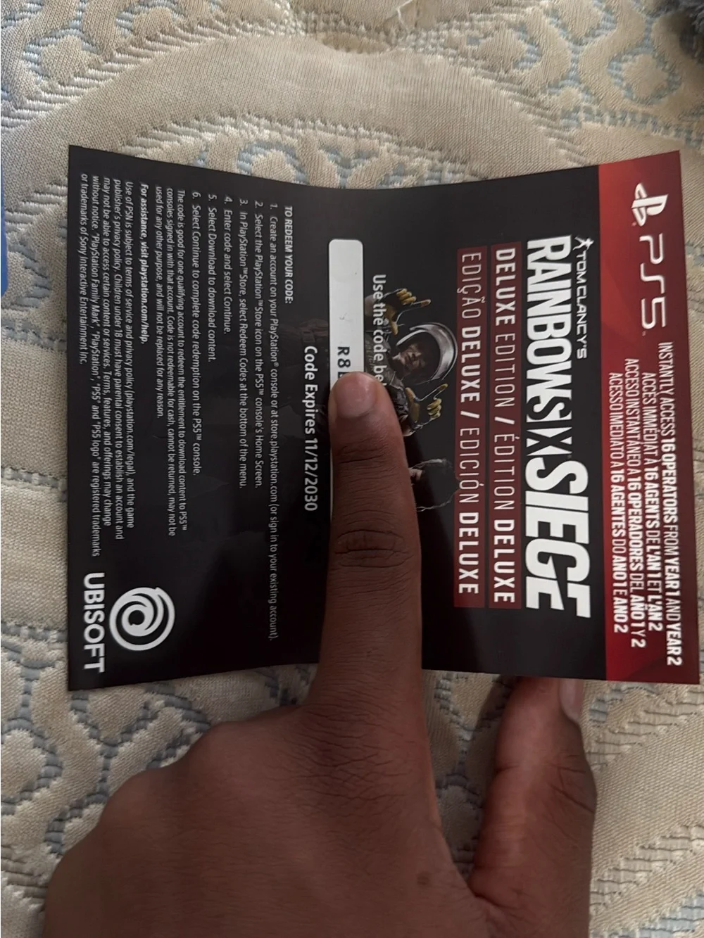 Rainbow Six Siege Deluxe Edition (PS5) - Blue Case